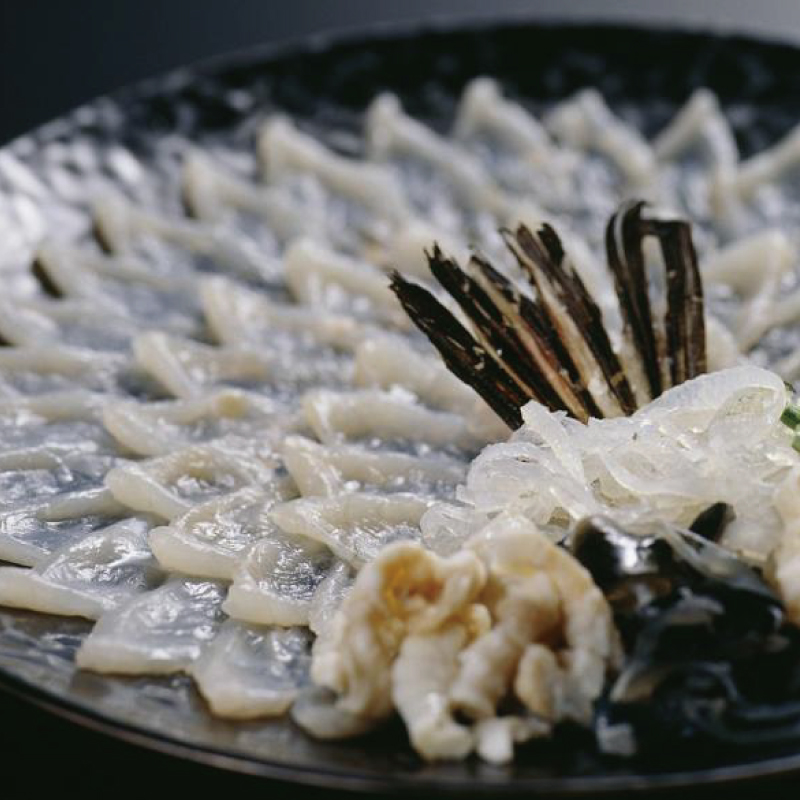 大将のふぐ刺し